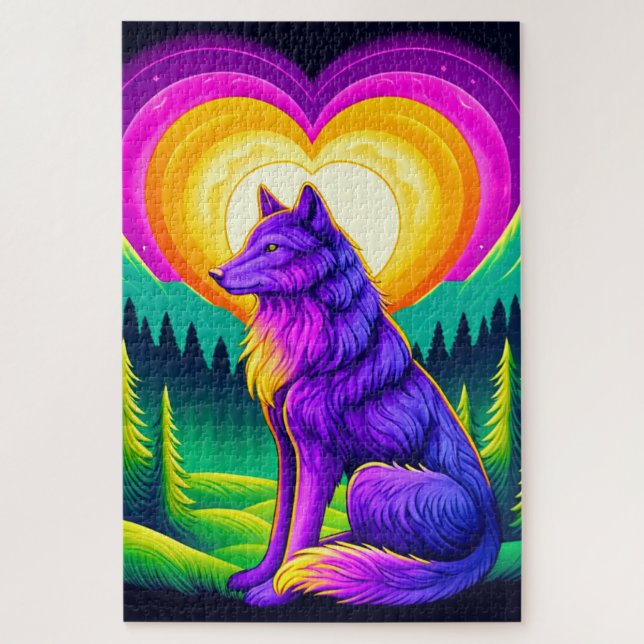 Wolf Art Jigsaw Puzzle (Vertical)