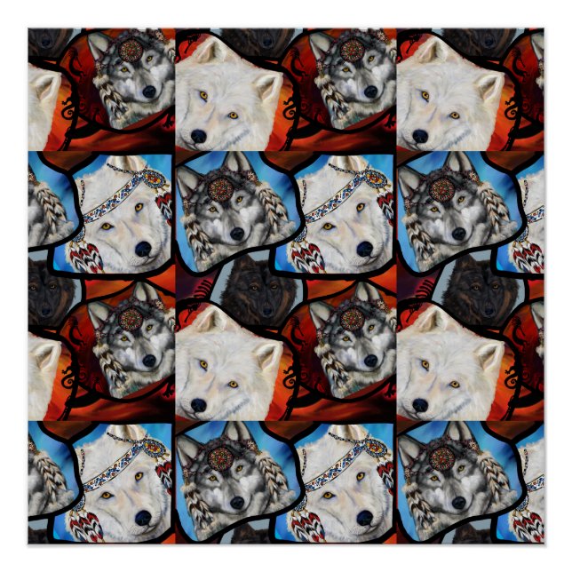 WOLF ART POSTER (Front)