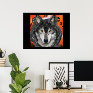  Wolf Art Poster