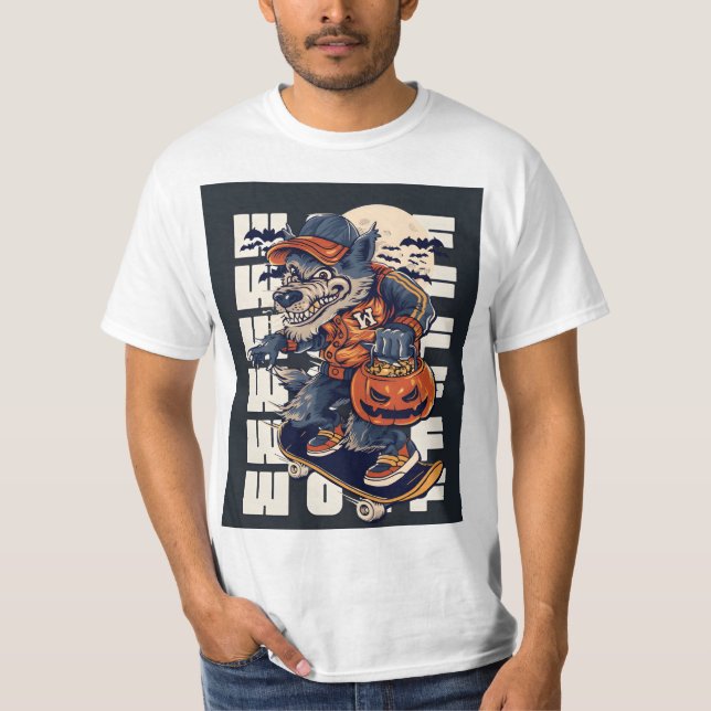 Wolf Art Poster. T-Shirt (Front)