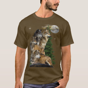 wolf art t-shirts