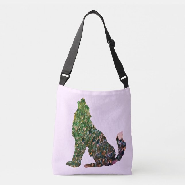 Wolf Art  Tote (Front)