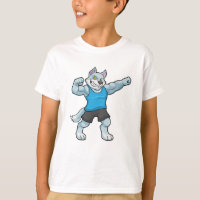 Wolf as Bodybuilder with big Upper arms