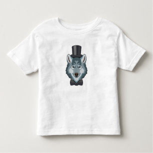 Wolf as Groom with Bow Toddler T-Shirt