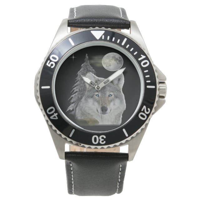 Wolf at Night products Watch (Front)