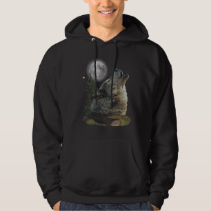 Wolf at Night t-shirts