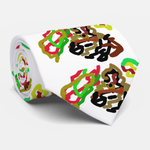 Wolf autumn love tie