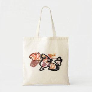 Wolf Autumn sunset Tote Bag