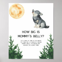 Wolf baby shower - How big is mummy's belly