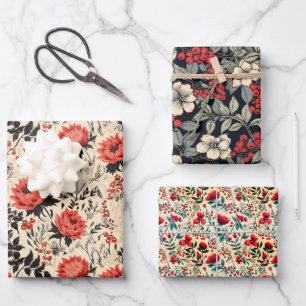 Wolf Berry Wrapping Paper Sheet