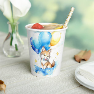 Wolf Birthday Paper Cups