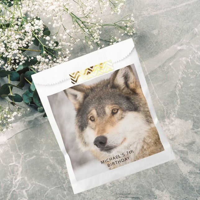Wolf birthday party boy favour bags (Creator Uploaded)