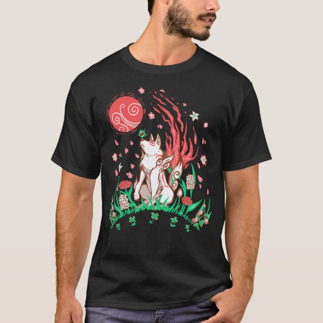 Wolf Blossom Breeze T-Shirt (Front)