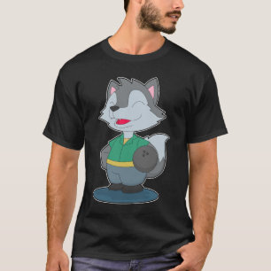 Wolf Bowling Bowling ball Sports T-Shirt