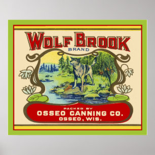 Wolf Brook Wisconsin Poster