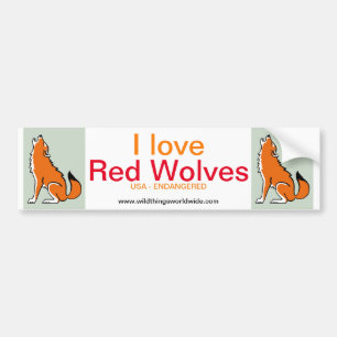 Wolf - bumper sticker
