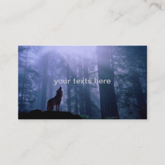 wolf business card