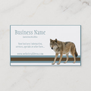 Wolf Business Cards