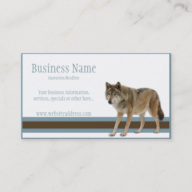 Wolf Business Cards (Front)
