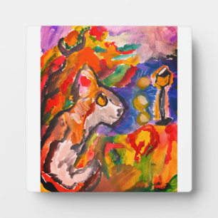 Wolf by night plaque