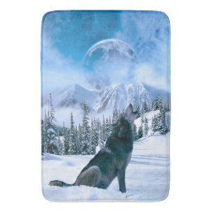 Wolf Call Bath Mat