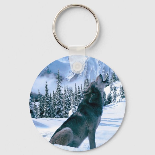 Wolf Call Key Ring (Front)