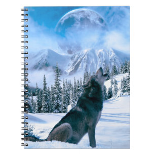Wolf Call Spiral Notebook