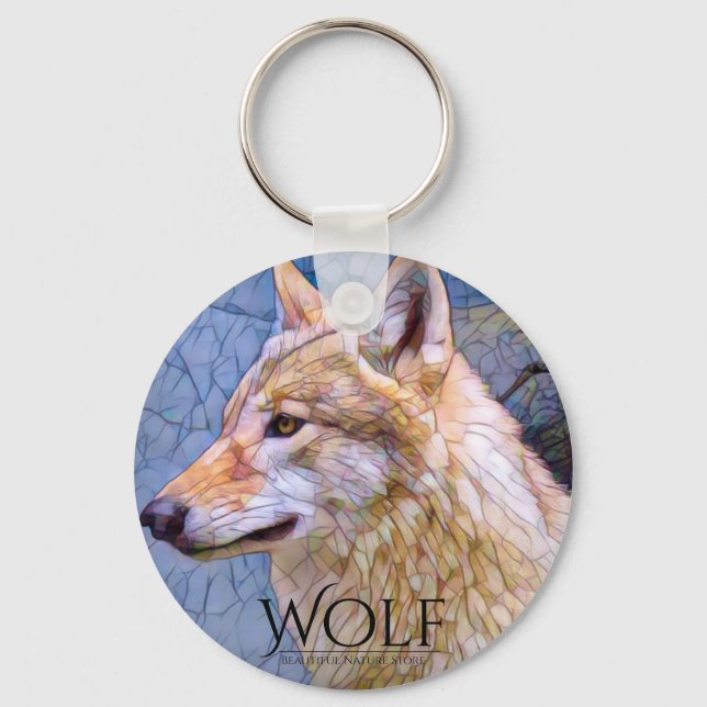 WOLF [Can key chain] Ring (Front)