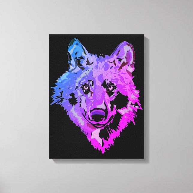 Wolf Canvas Print (Front)