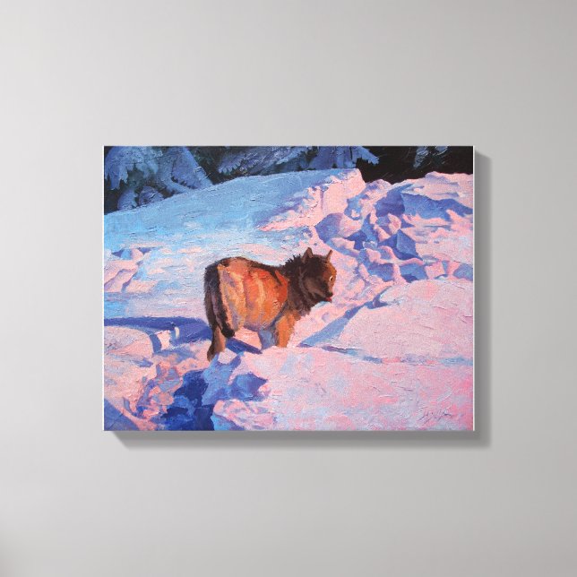 Wolf Canvas Print (Front)