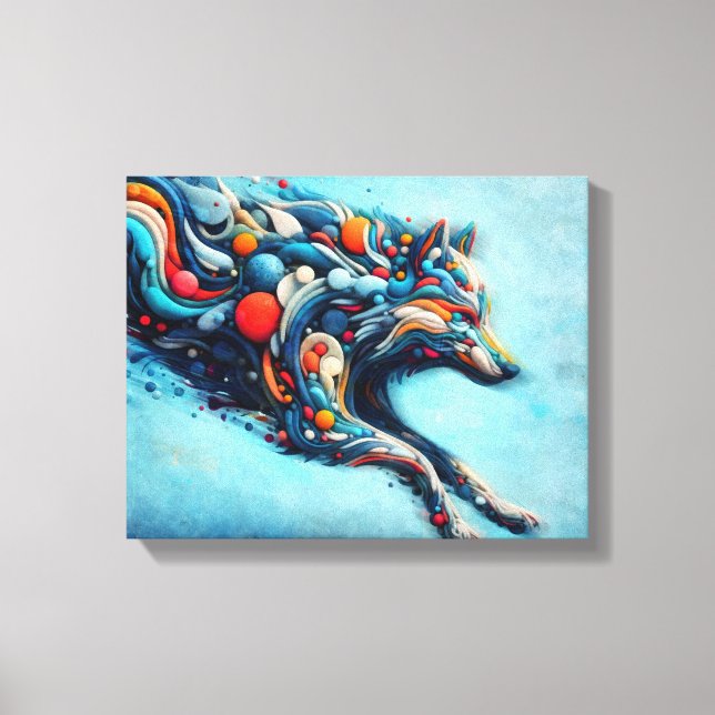 Wolf Canvas Print (Front)