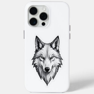 Wolf iPhone 15 pro max case