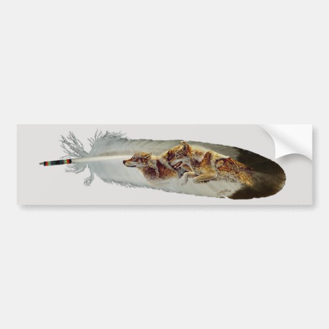 Wolf Clan Bumper Sticker (Front)