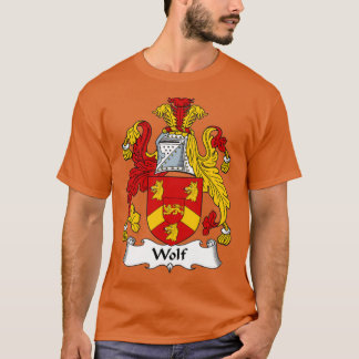 Wolf Coat of Arms Family Crest T-Shirt