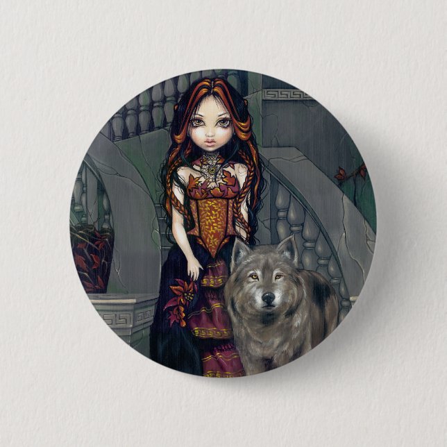 "Wolf Countess" Button (Front)
