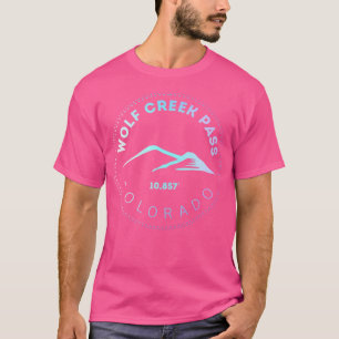Wolf Creek Pass Colorado Co Elevated Mountain Fade T-Shirt