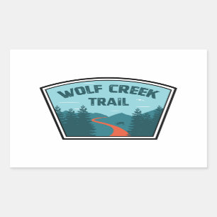Wolf Creek Trail Dayton Ohio Rectangular Sticker
