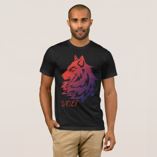 wolf design T-shirt