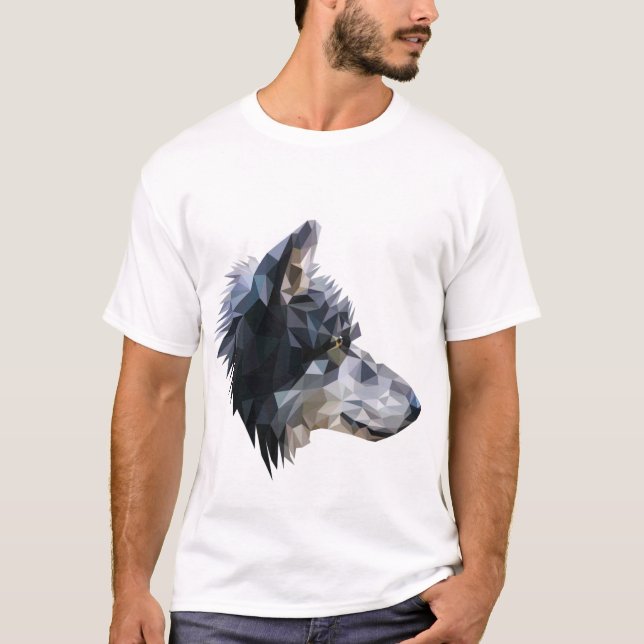 Wolf designed art tshirt (Front)