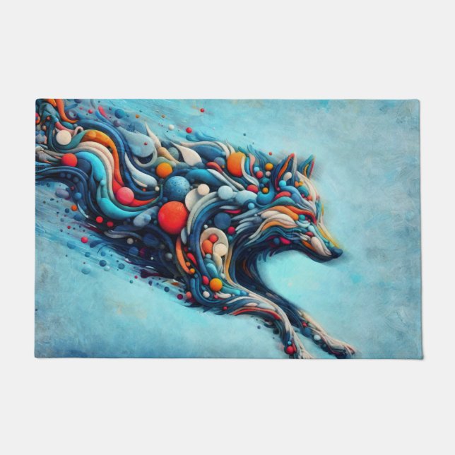 Wolf Doormat (Front)
