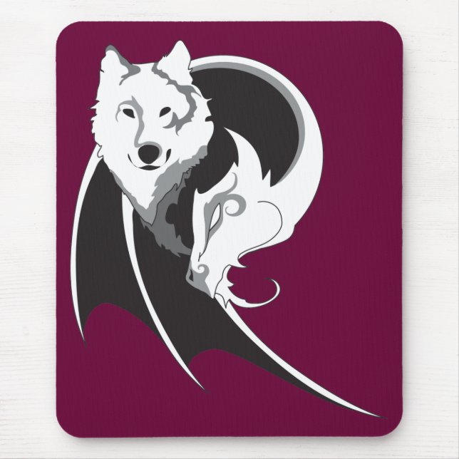 Wolf & Dragon Mousepad (Front)