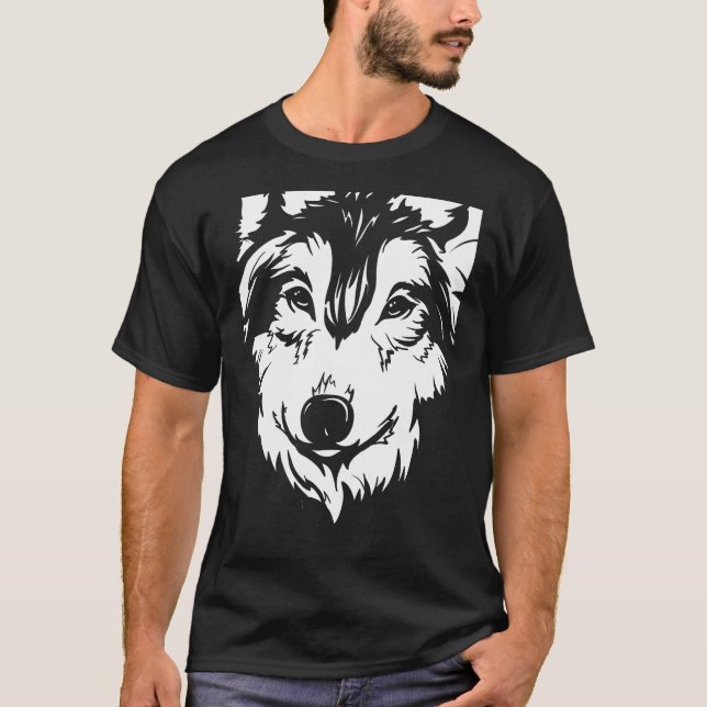 Wolf drawing T-Shirt (Front)