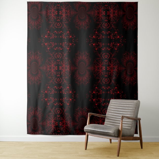 Wolf Dream Catcher 4 Tapestry (In Situ)