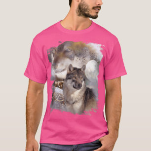 Wolf Dreamcatcher Eagle Moon Wolves T-Shirt