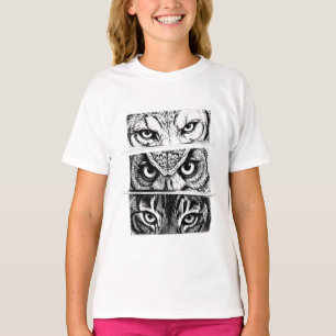 Wolf Eagle Tiger Trinity T-Shirt