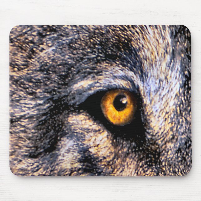 Wolf Eye Mouse Pad (Front)