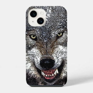 Wolf Eyes Artwork iPhone 14 Case