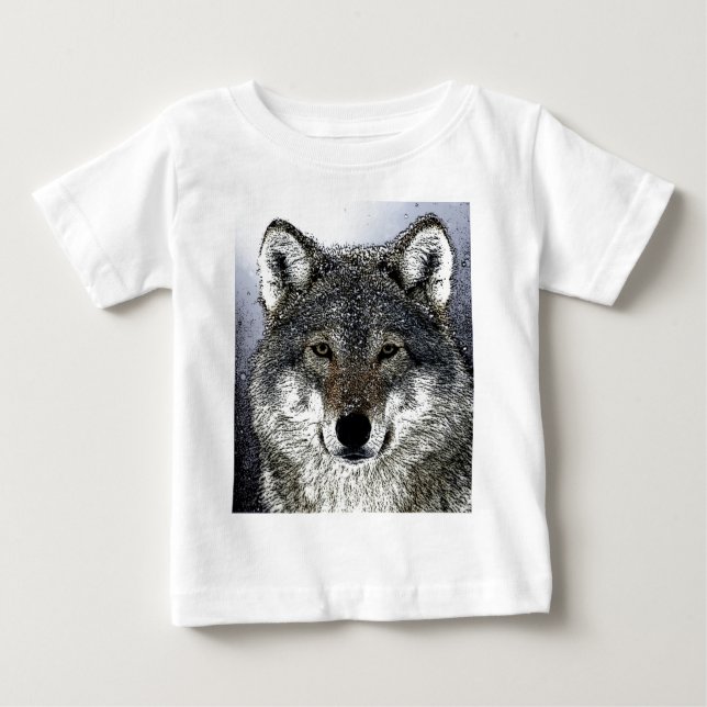 Wolf Eyes Baby T-Shirt (Front)