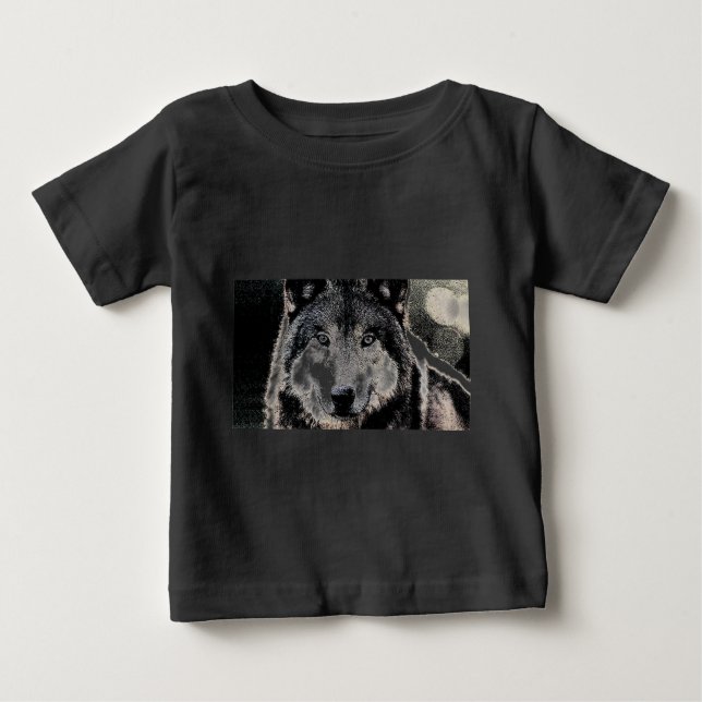 Wolf Eyes Baby T-Shirt (Front)