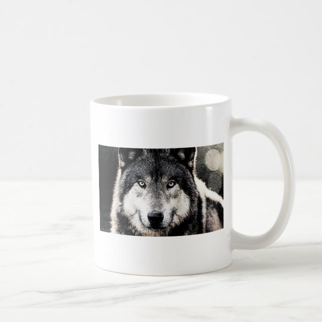 Wolf Eyes Coffee Mug (Right)